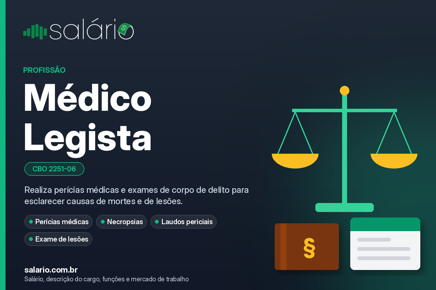 Médico Legista - Salário Brasil