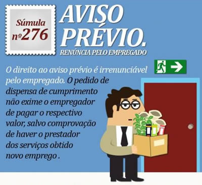 Regras do aviso prévio