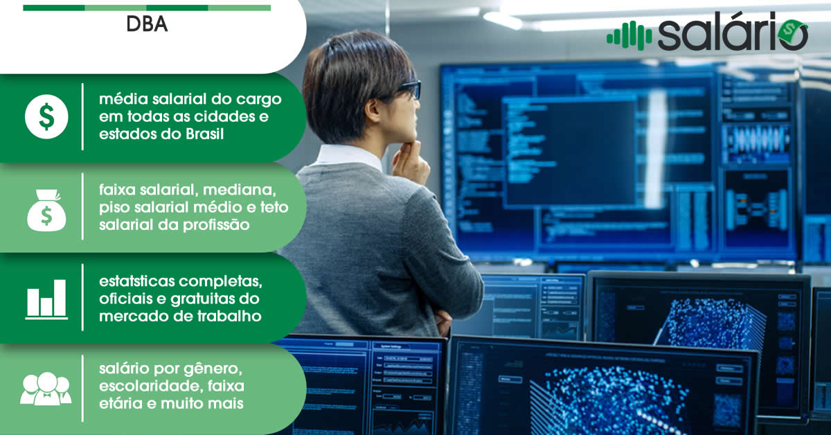 Salário e mercado de trabalho para DBA – Salário – DF