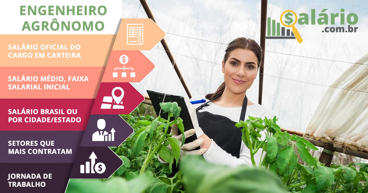 Salário e mercado de trabalho para Engenheiro Agrônomo