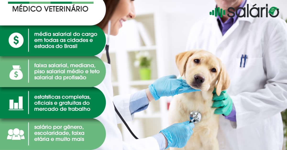 Salário e mercado de trabalho para Medico Veterinário