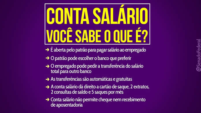 O que é conta salario