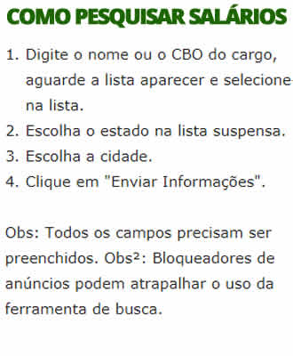 Pesquise salários