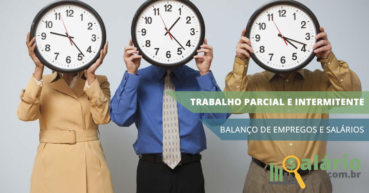 Trabalho parcial e intermitente no Brasil