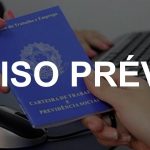 aviso prévio trabalhado
