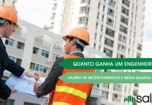 quanto ganha um engenheiro civil nas cidades e o salário para recém-formados na faculdade