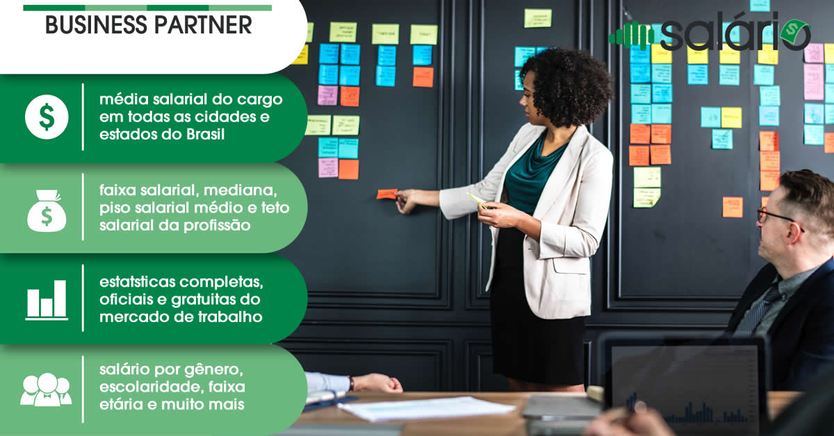 Salário e mercado de trabalho para Business Partner – Salário – RJ