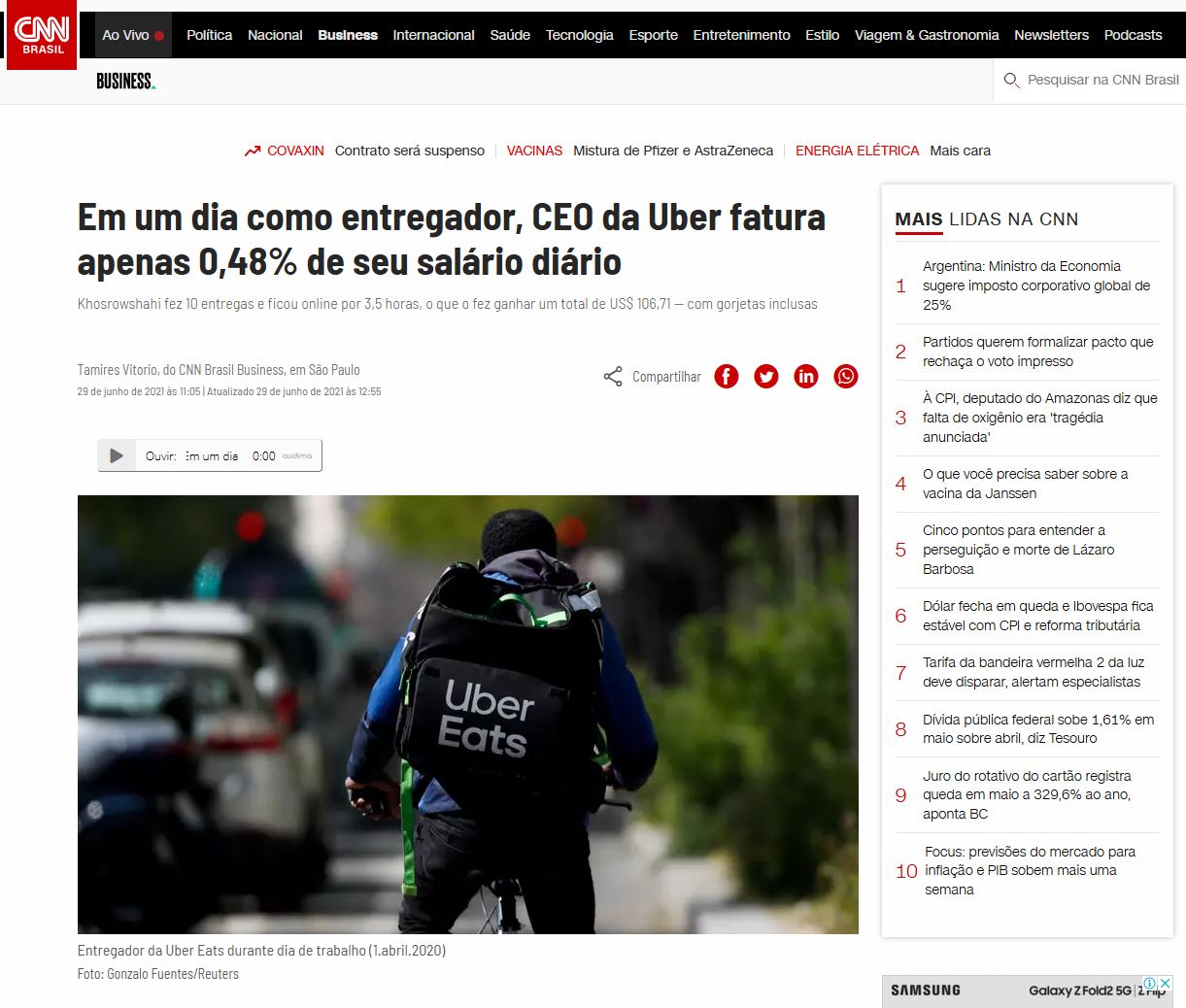 Portal Salário na CNN