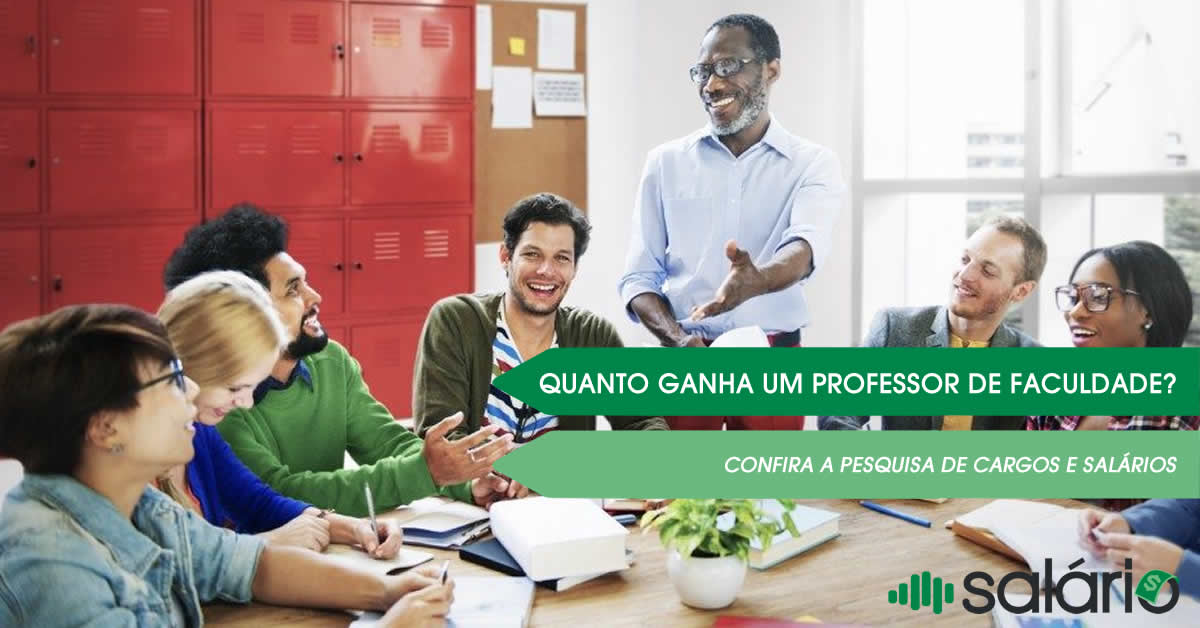 quanto ganha um professor universitário