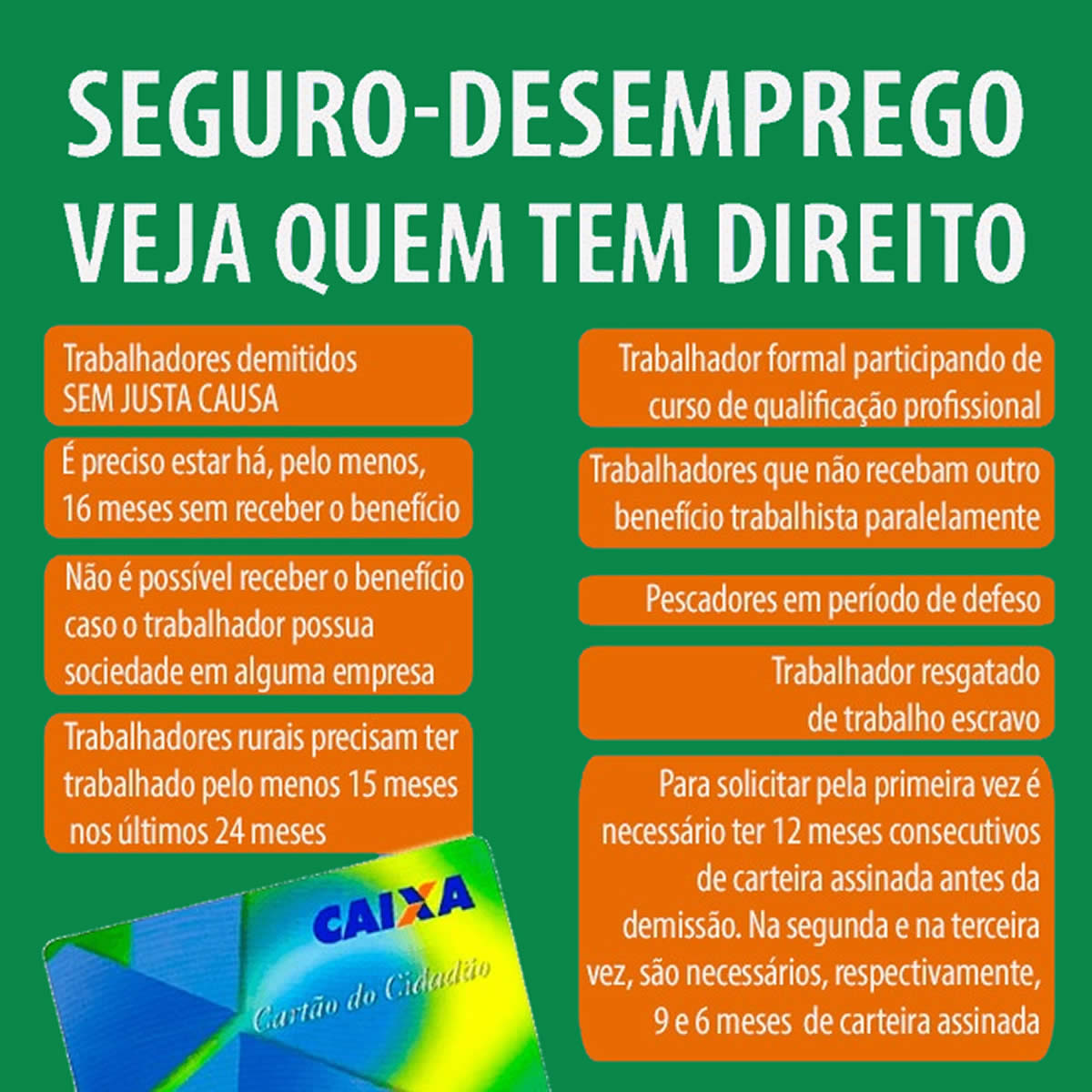 Quem tem direito ao Seguro Desemprego