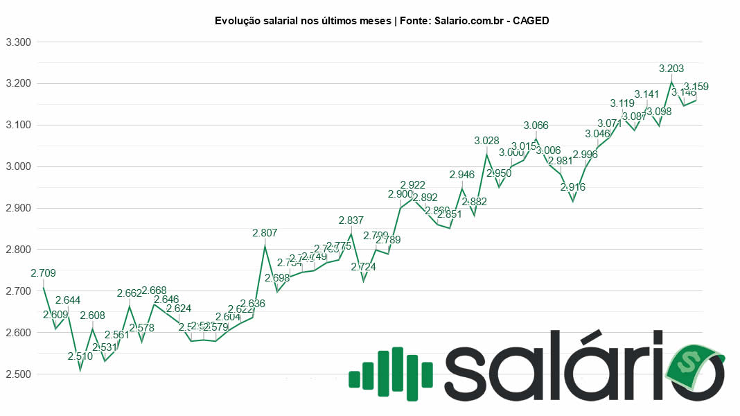 Premium-evolucao-salarial Média Salarial Cuidador de Idosos Média Salarial