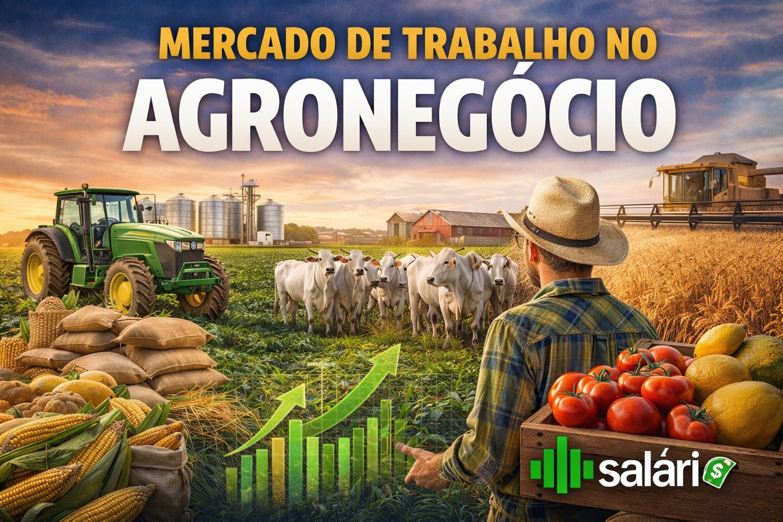Cargos e salarios do agronegócio