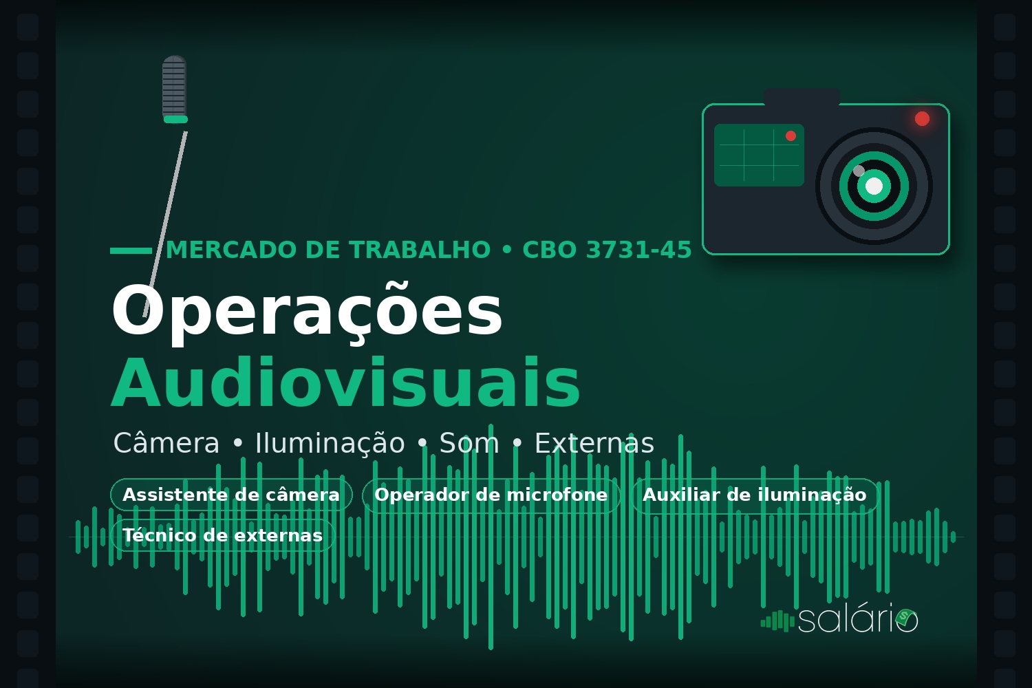 Salário e mercado de trabalho para Assistente de operações audiovisuais