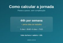 Como calcular sua jornada de trabalho (passo a passo) Como calcular sua jornada de trabalho (passo a passo)